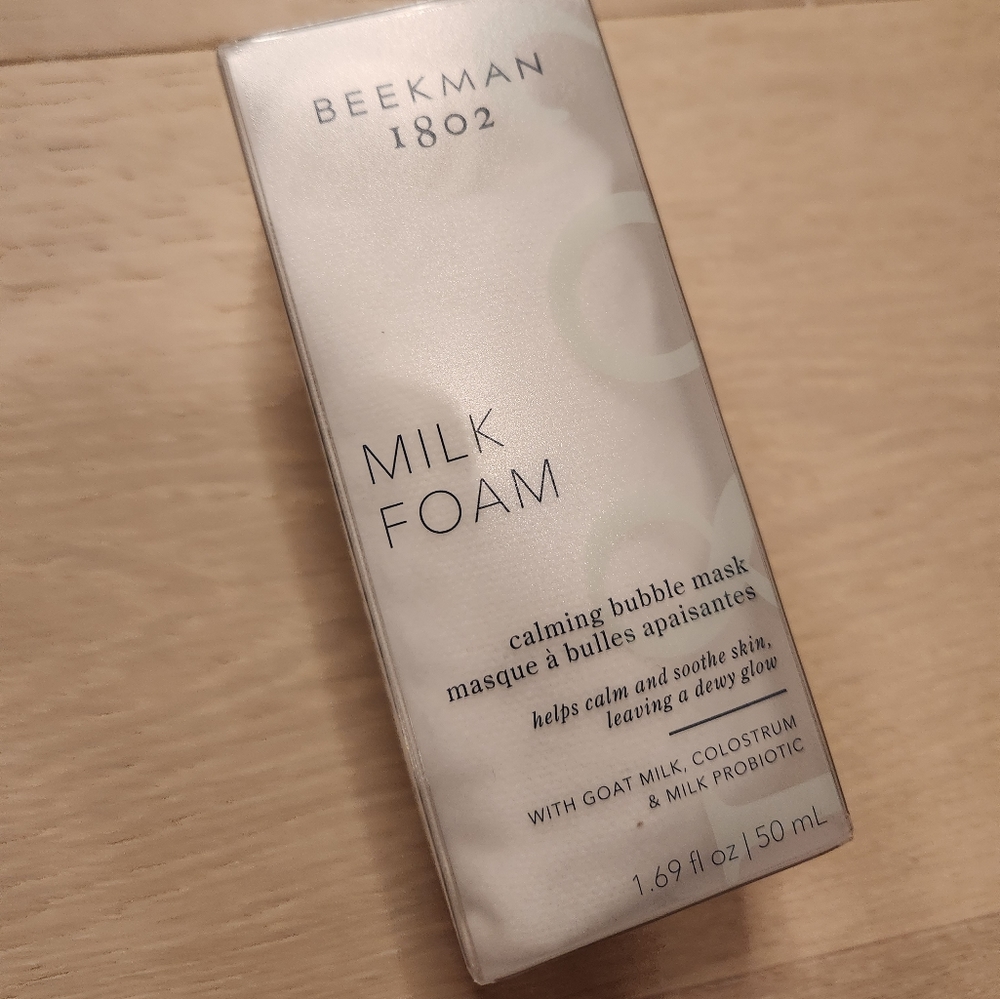 Beekman 1802 Milk Foam Calming Bubble Mask BNIB